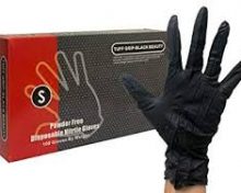 Tuff Grip-Black Beauty Disposable Gloves 100ct Medium
