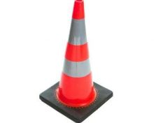 Safety Cone 36" With Reflector Stripes