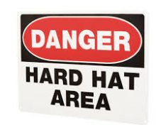 Danger Hard Hat Area