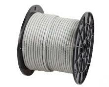 1/8"  Galvanized Cable Vinyl Coated