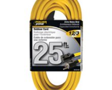 Power Zone Extra Heavy Duty Outdoor Cord 25ft