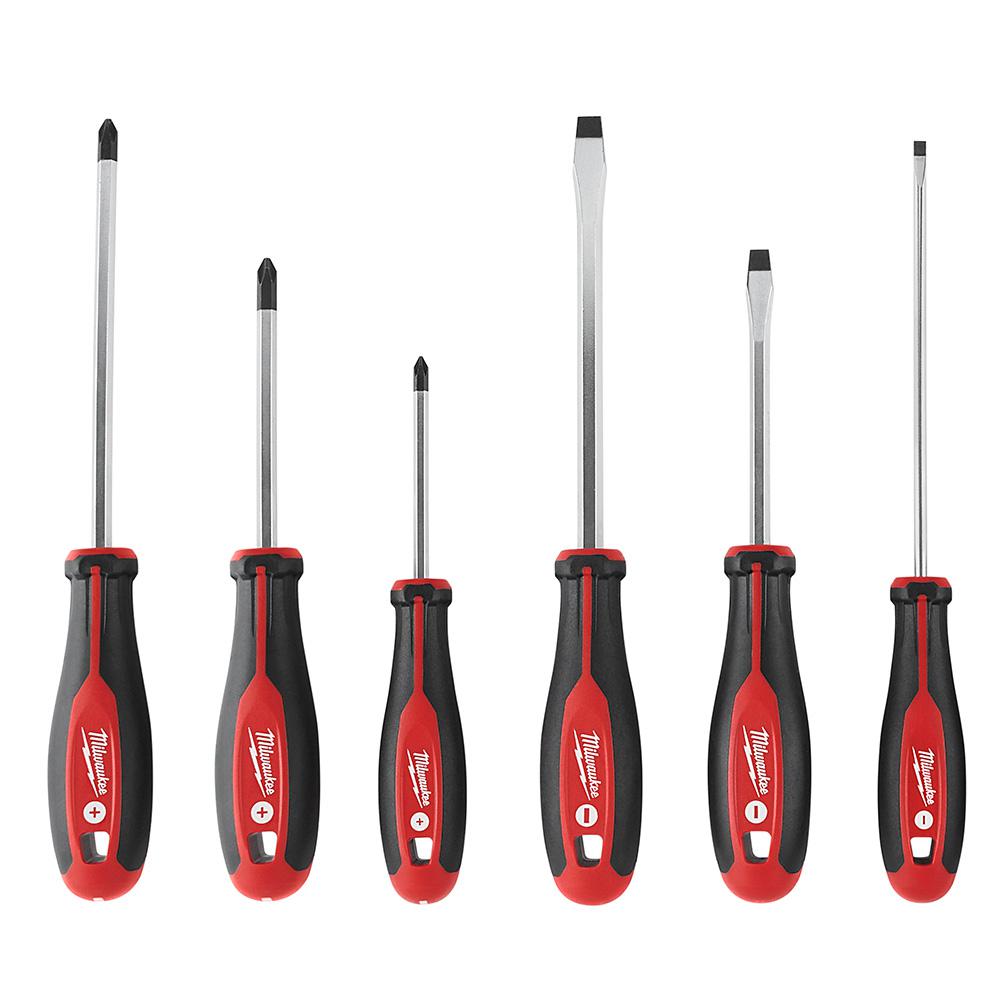 Milwaukee Screwdriver Set Magnetic Tip 6pc