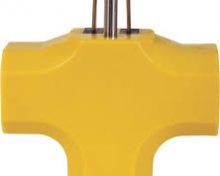 Powerzone  Grounded Outlet Tap 3 Outlet Yellow
