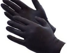 COVER II BLACK NITRILE GLOVES