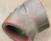 45 Elbow Forged Steel 3000# PC